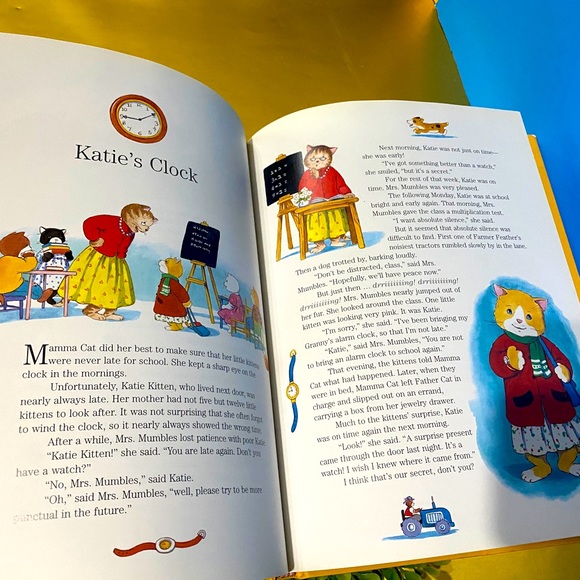 5 MINUTE KITTEN TALES VTG 90s HARDCOVER BOOK & DUST JACKET 80p 12”x9.5” LIKE NEW - Picture 7 of 16